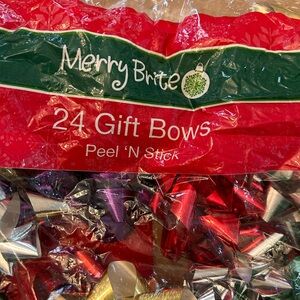 Assorted Gift Bows & Ribbon Christmas